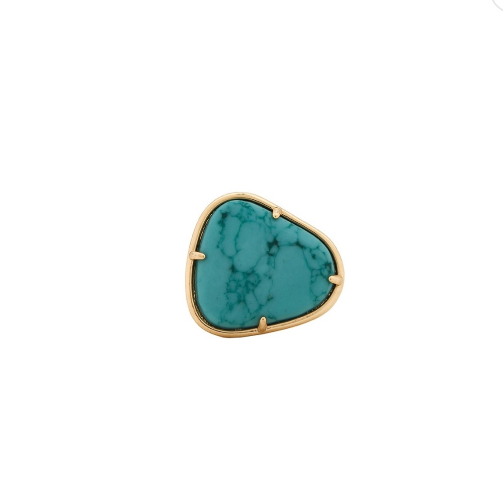 Ettika Gold and Turquoise Ring